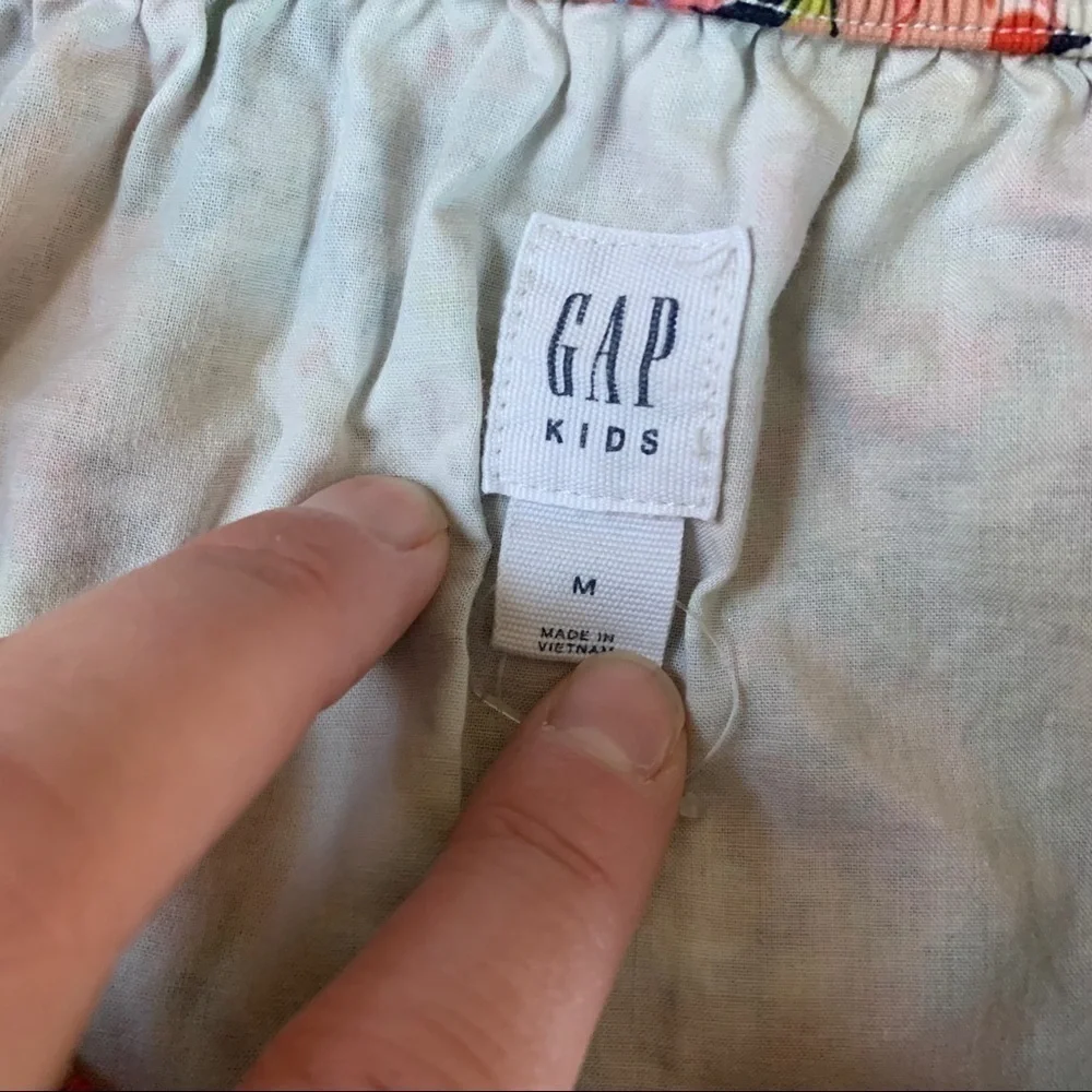 Gap Kids Pink Floral Peasant Top Girls M